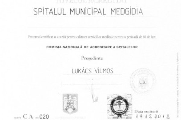 Iată ce spitale din Constanţa au mai fost acreditate de CoNAS